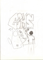 Clarke Central High School bathrooms are repeatedly defaced and damaged by students, both in the form of graffiti and damage to the rooms' fixtures. This problem could easily be stopped by the effort of students and would help to relieve an additional burden from the school's custodial staff. Cartoon by Marina Byrne.