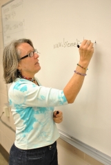 As a part of her busy schedule, Allison Wright finds time to teach at Athens Technical College and UGA.