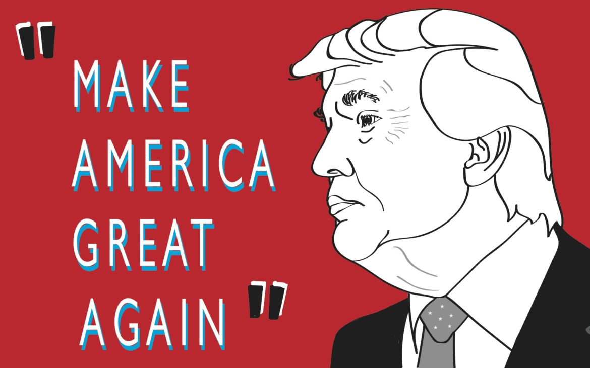 On the issues: Republican Presidential Candidate Donald Trump