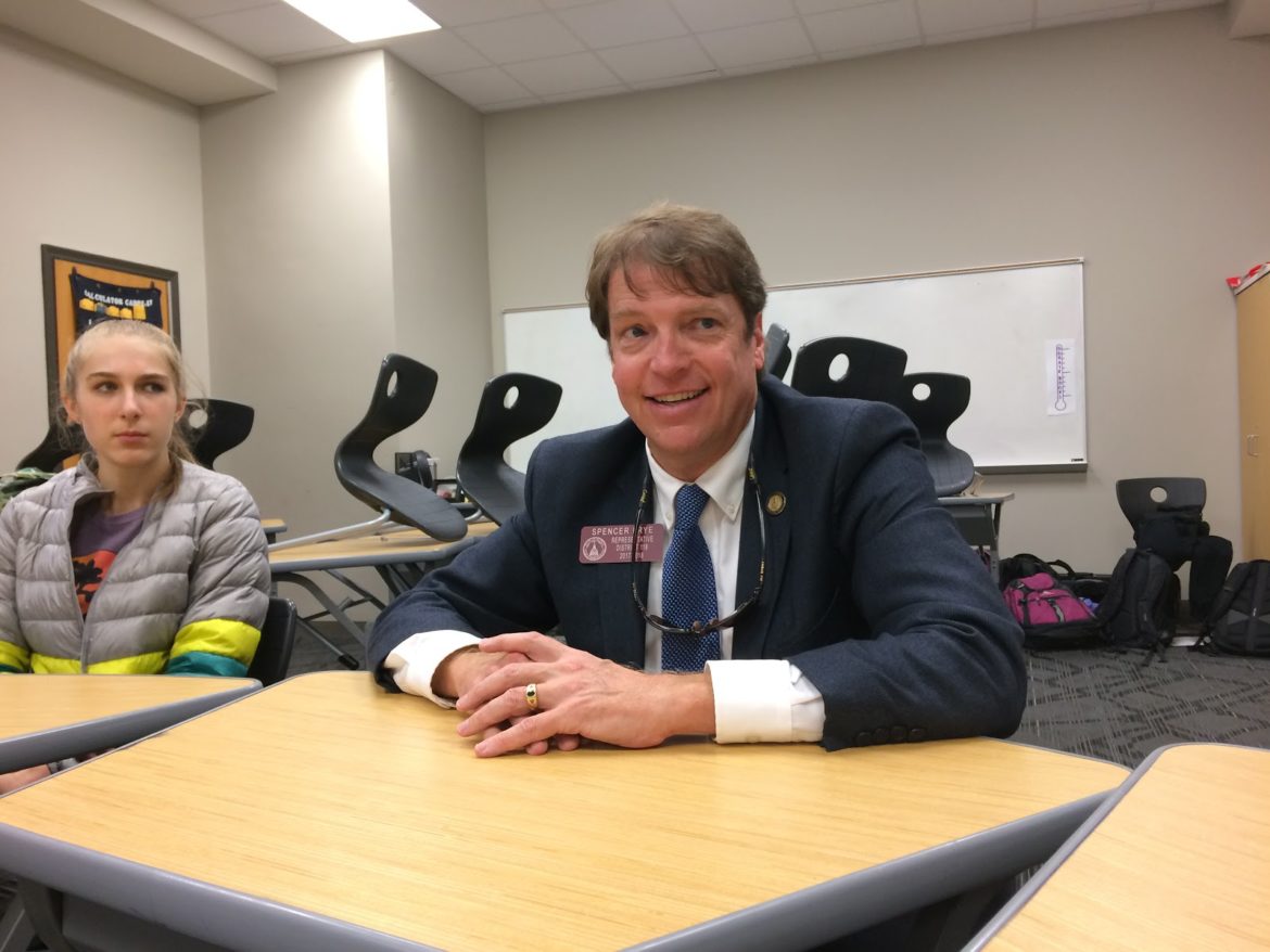 Breaking: Spencer Frye visits CCHS