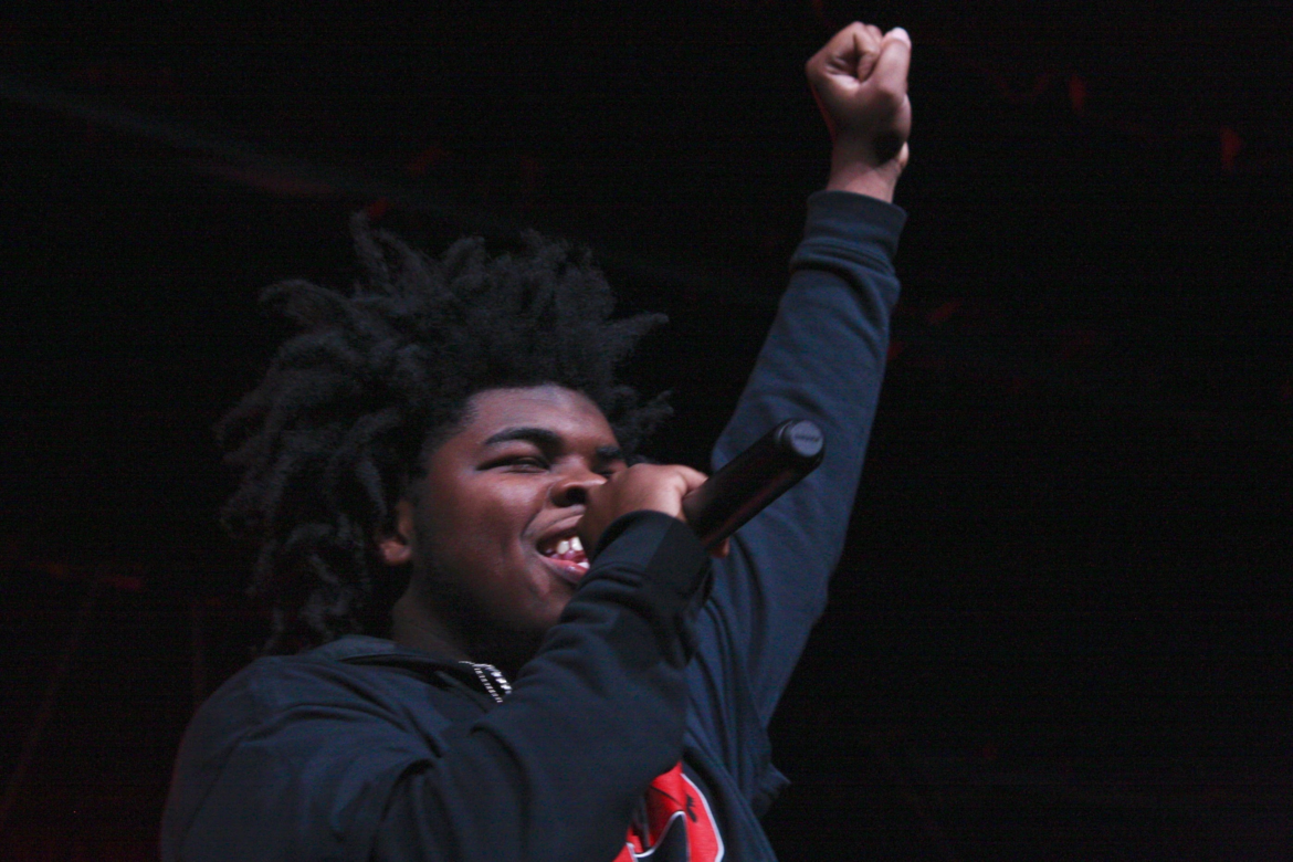 Protest following Black History Month performance