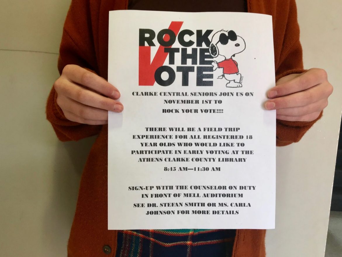 CCHS students to vote in the Georgia General Elections