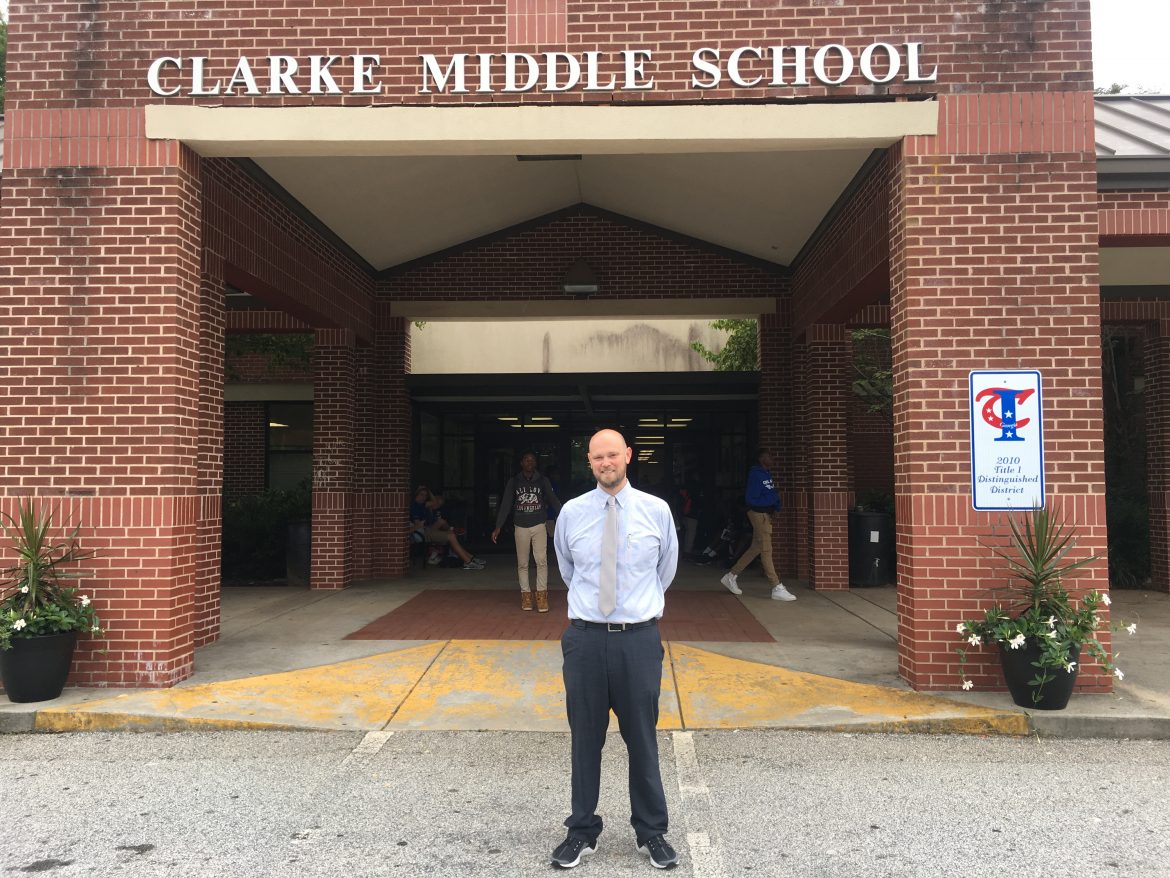 Welcoming principal Pendley