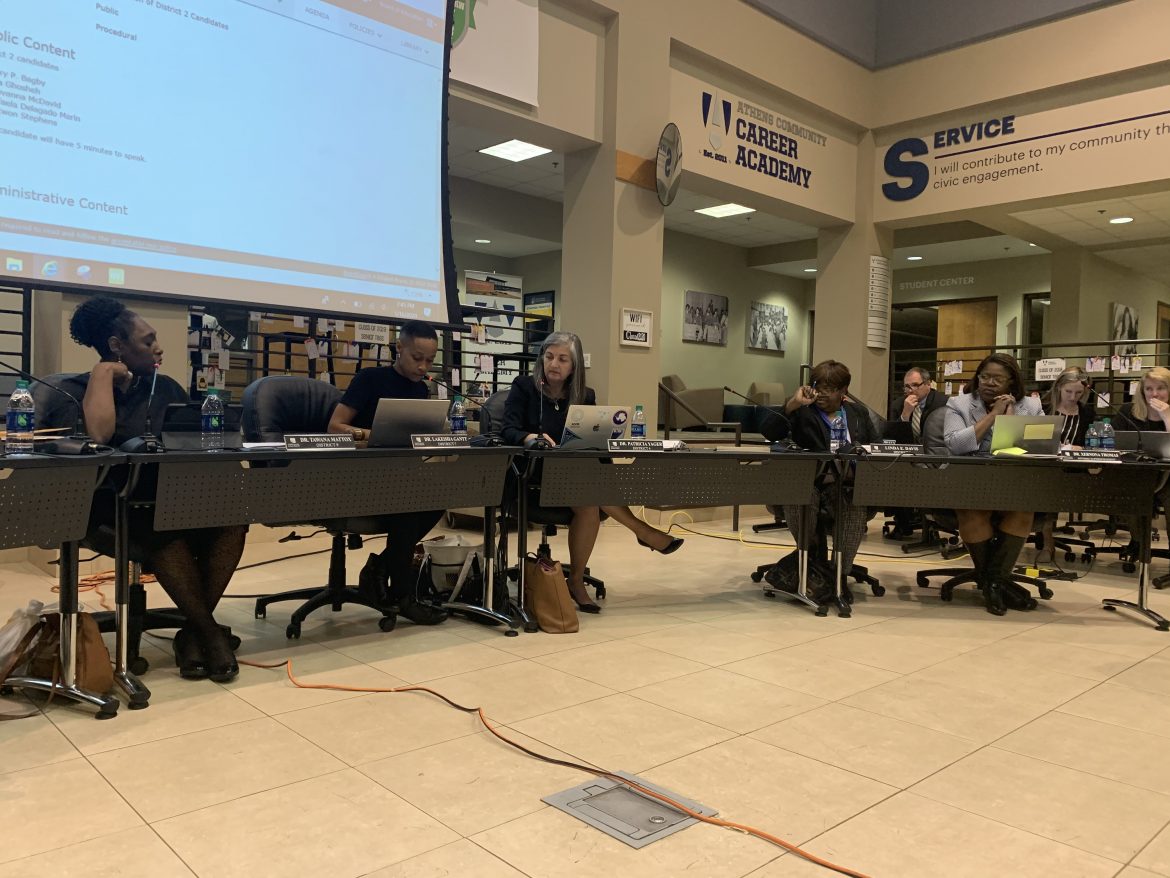 Clarke County School District Board of Education votes Antwon Stephens as District Two representative