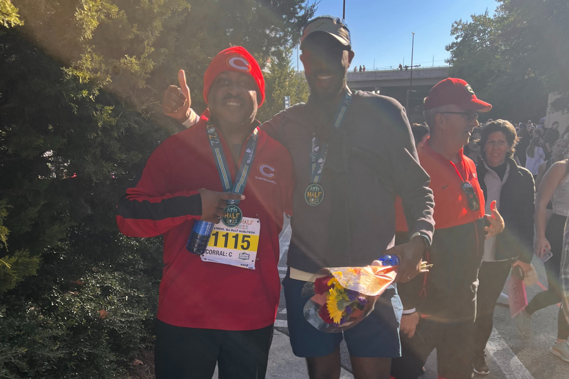 Running through Athens