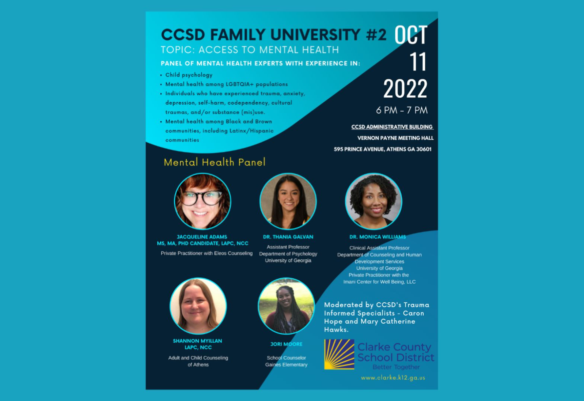 Event Coverage: CCSD Family University session “Access to Mental Health”