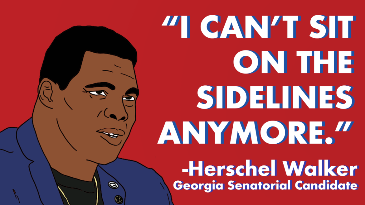 On the issues: Georgia Senatorial Candidate Herschel Walker