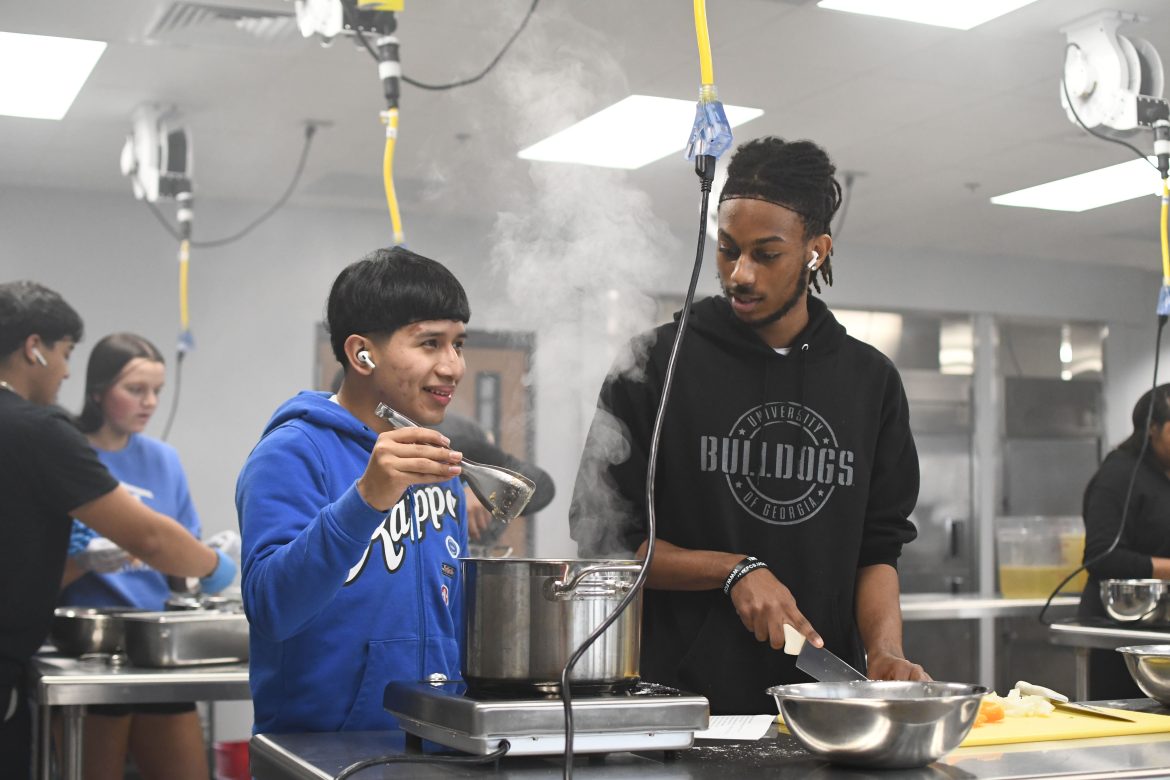 Cooking up a storm