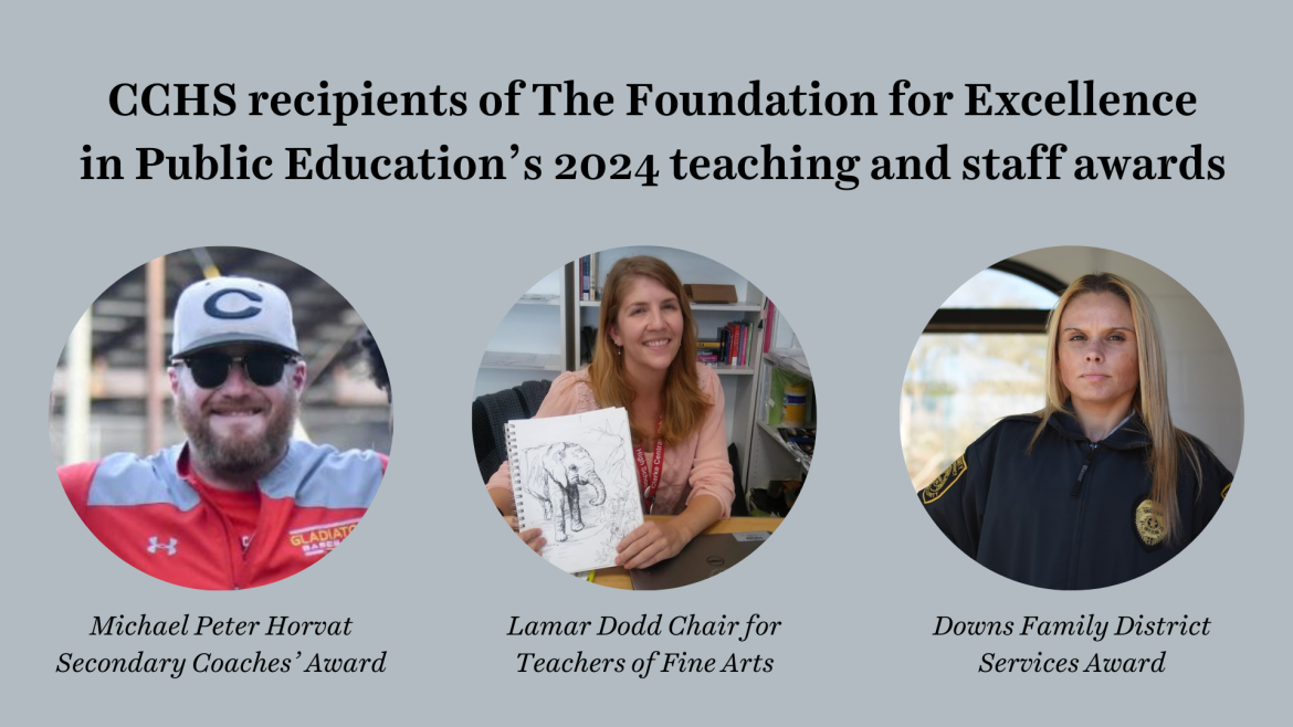 CCHS faculty, staff recognized with FFE awards