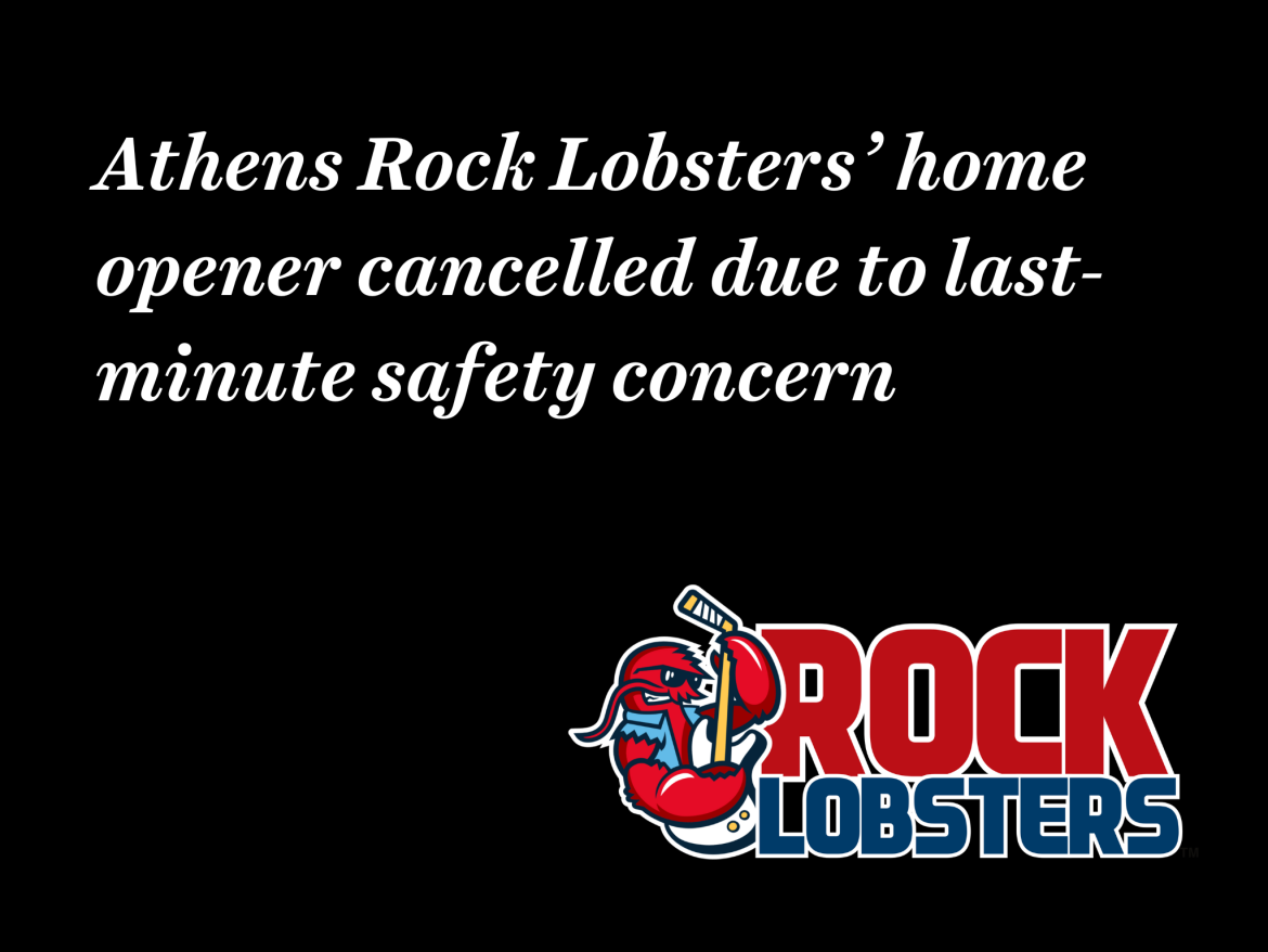 Breaking news: Athens Rock Lobsters home opener postponed