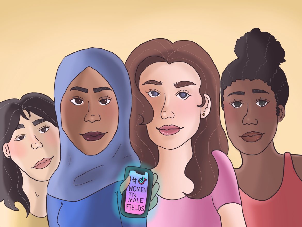 #WOMENINMALEFIELDS